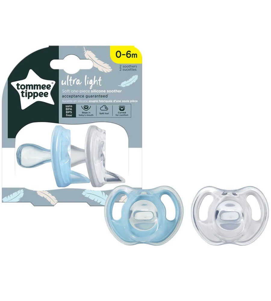 Silicone Soother 2-PK Tommee Tippee 0-6M - 433452 - Image 2