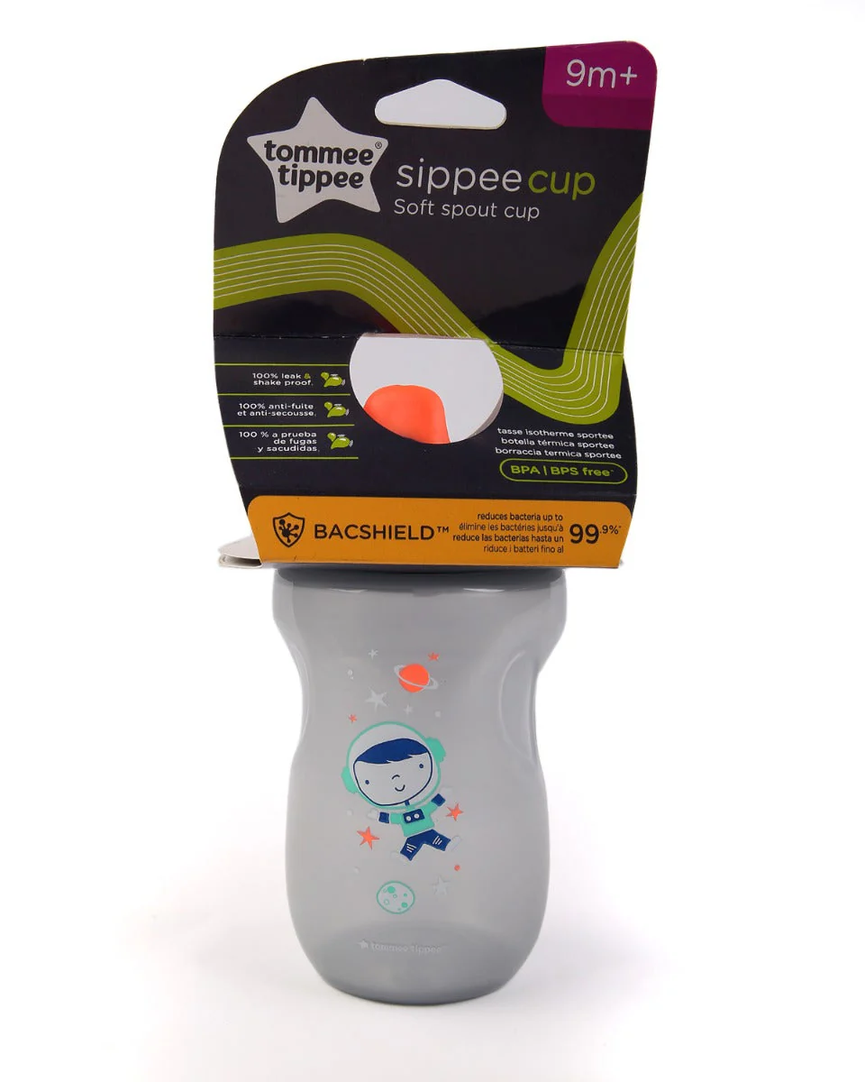 Sippee Cup Grey Tommee Tippee 10OZ - 549203 - Image 2