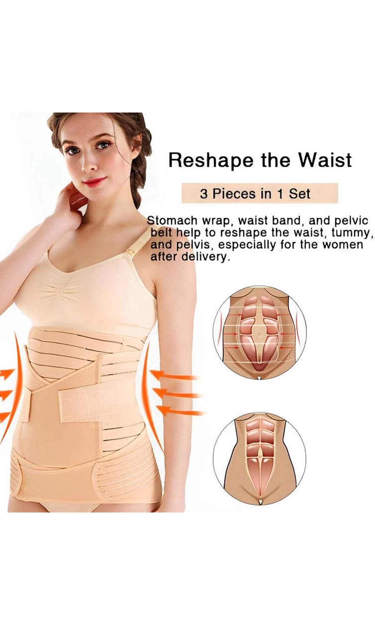 3-in-1 Postpartum Recovery Support Belt - Image 2