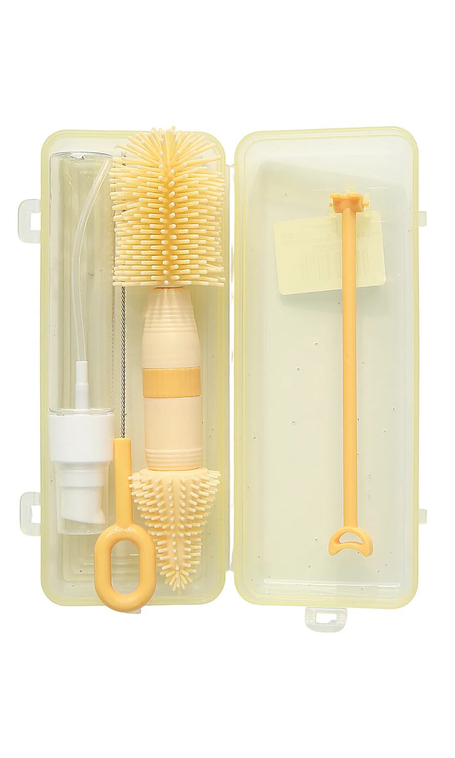 3-piece Travel Silicone Bottle Brush Set - Image 3