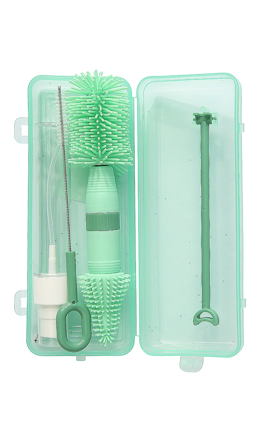 3-piece Travel Silicone Bottle Brush Set - Image 5
