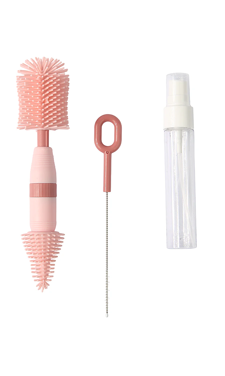 3-piece Travel Silicone Bottle Brush Set - Image 8