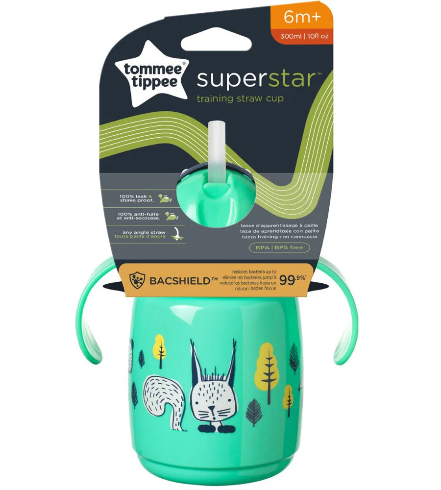 TRNR Straw Cup AL IL Green 1X Tommee Tippee 300ML - 447830 - Image 5