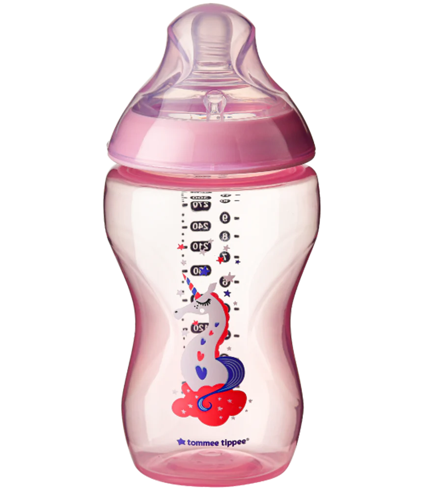 340ML/12OZ TIinted Bottle Pink Tommee Tippee 422698