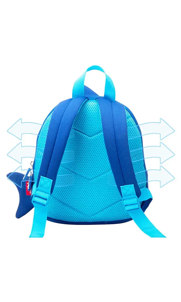 3D Shark School Bag - 0313370 - Image 3