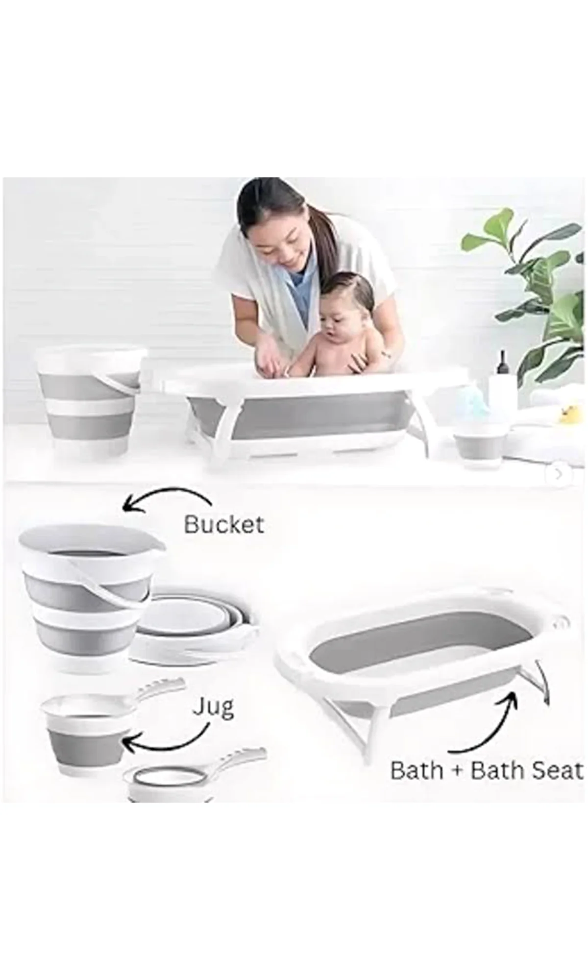 4-in-1 Foldable Bathtub Set - Image 3