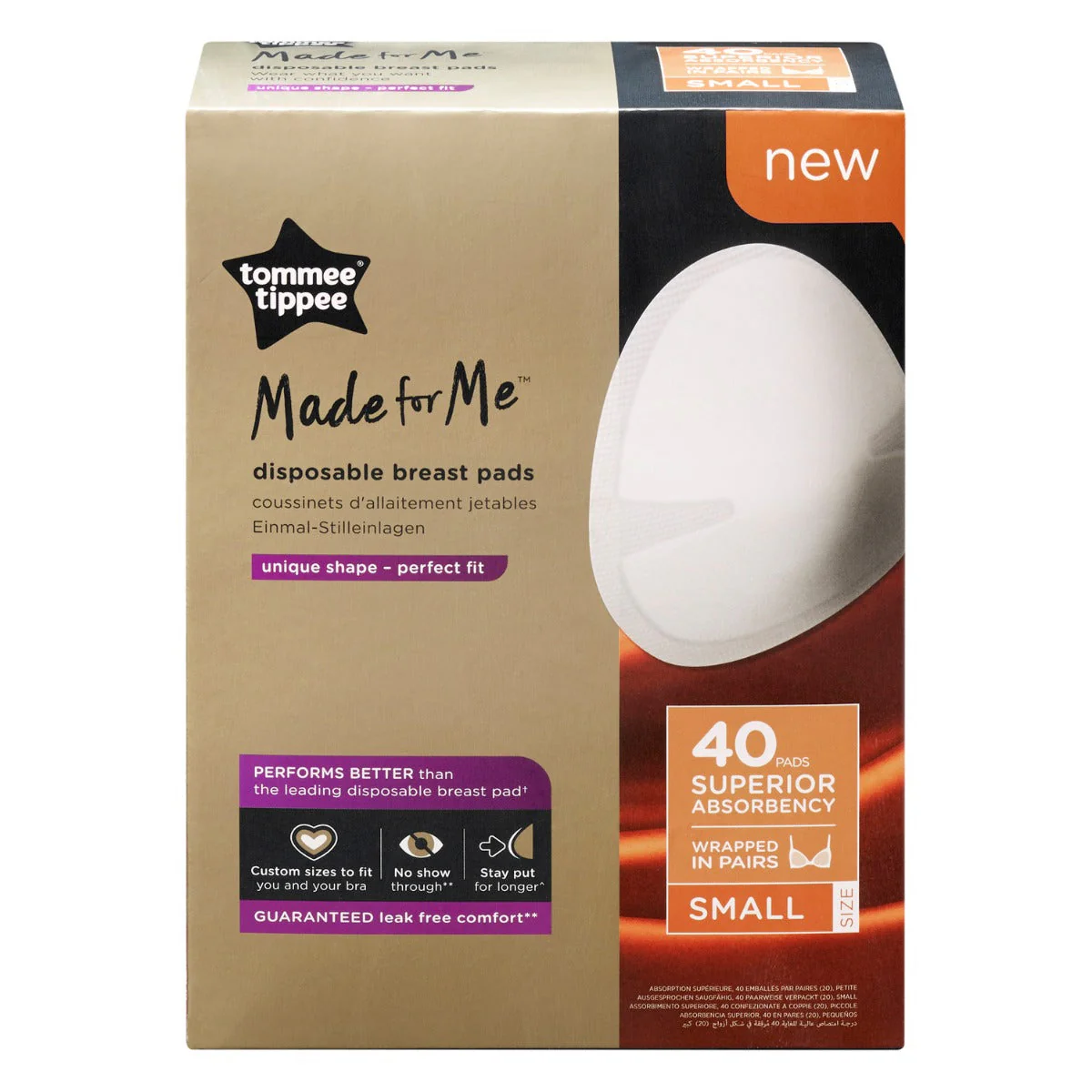40 Pcs Disposable Breast Pads Tommee Tippee 423629 - Image 5