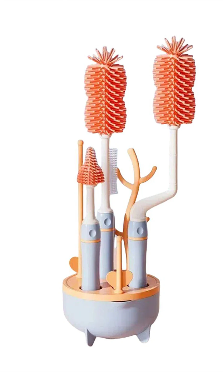 7-piece Silicone Baby Bottle Cleaning Brush Set