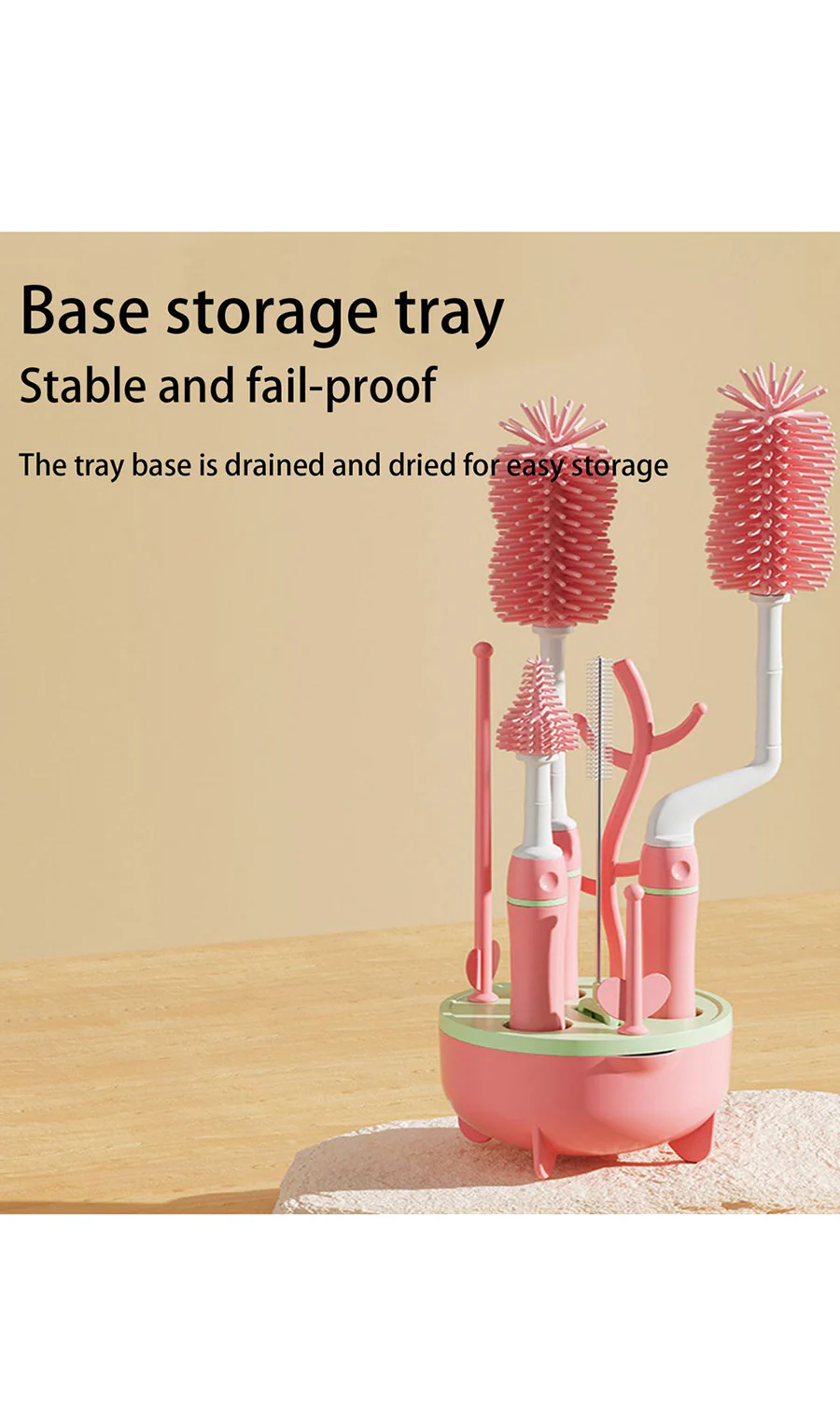 7-piece Silicone Baby Bottle Cleaning Brush Set - Image 3