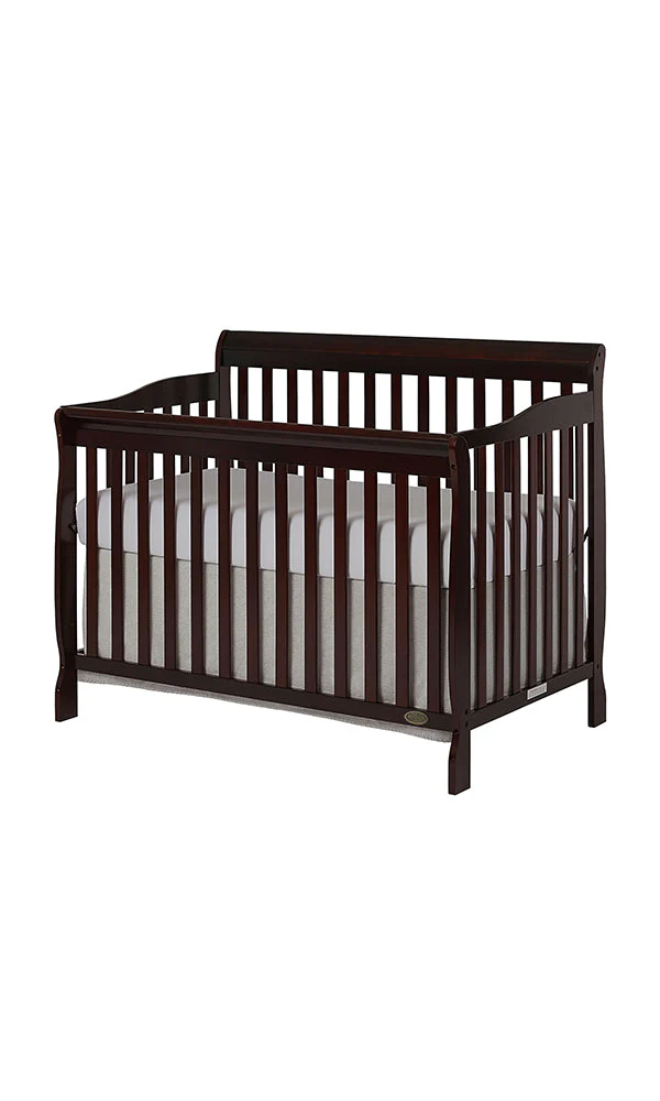 MQ DOM 660 Ashton 5 in 1 Convertible Crib - Expresso - Image 4