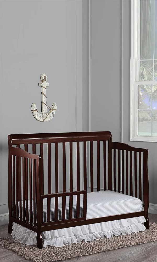 MQ DOM 660 Ashton 5 in 1 Convertible Crib - Expresso - Image 6