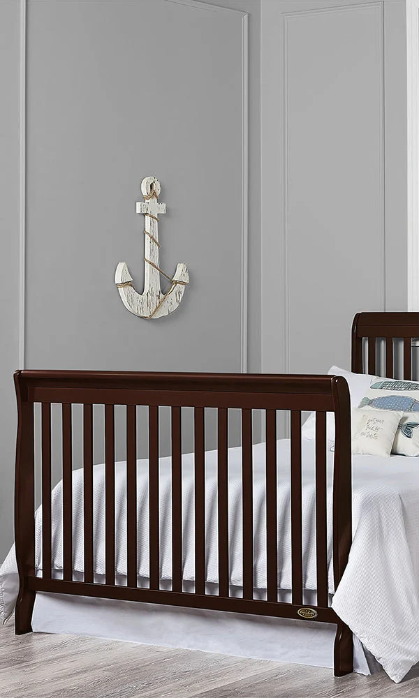 MQ DOM 660 Ashton 5 in 1 Convertible Crib - Expresso - Image 7