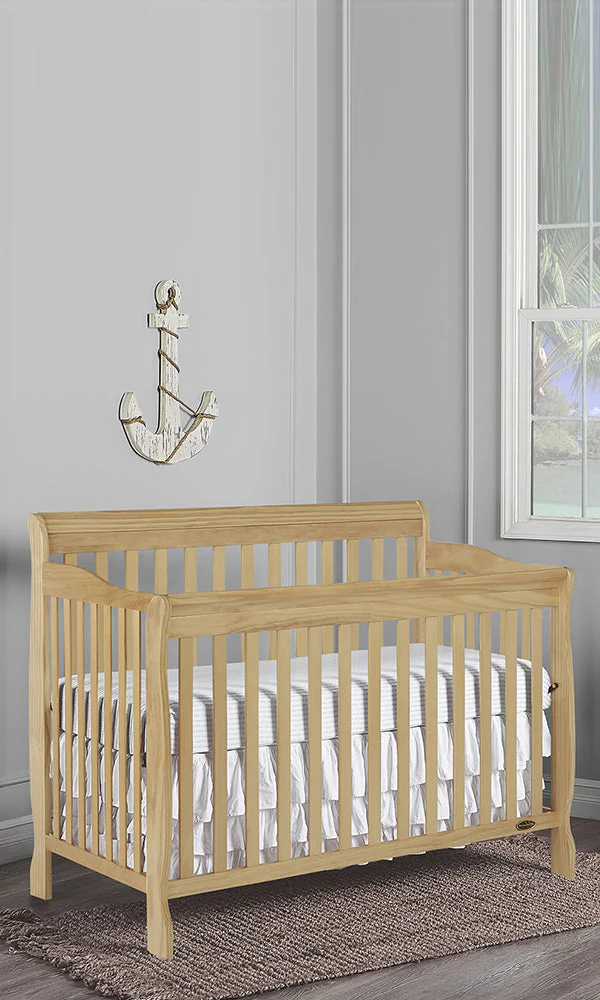 MQ DOM 660 Ashton 5 in 1 Convertible Crib - Natural - Image 2