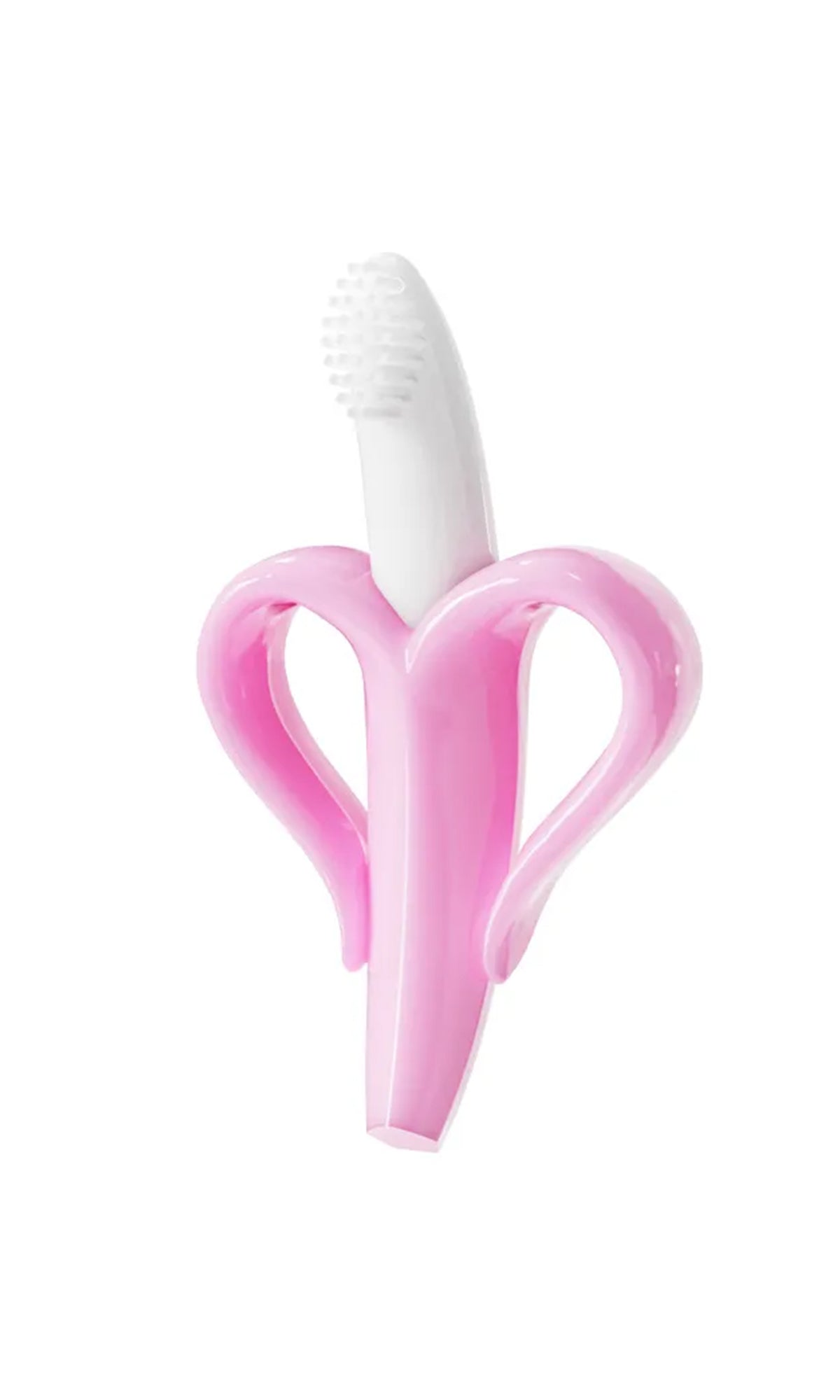Baby Banana Flexible Silicone Teether & Training Toothbrush - Image 2