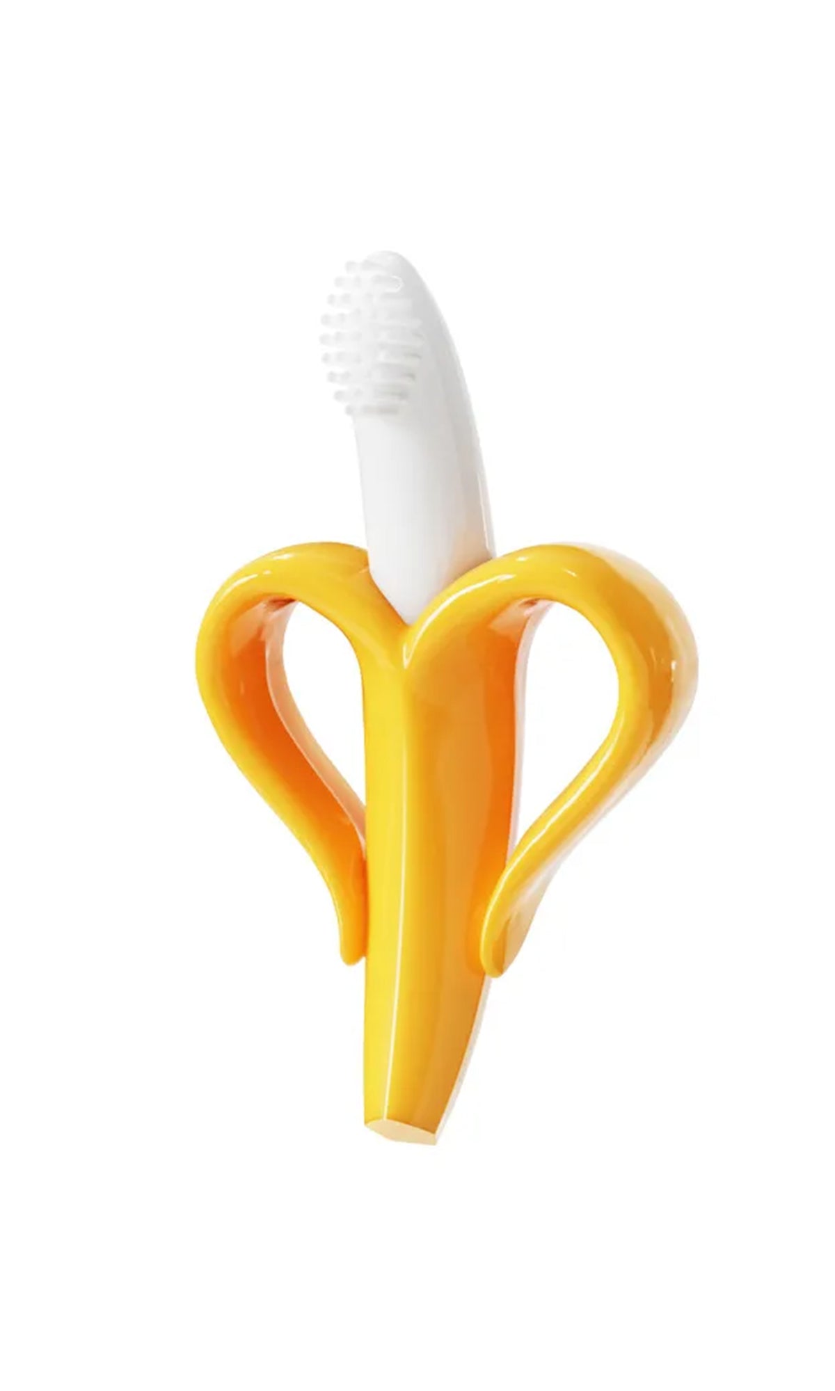Baby Banana Flexible Silicone Teether & Training Toothbrush - Image 4