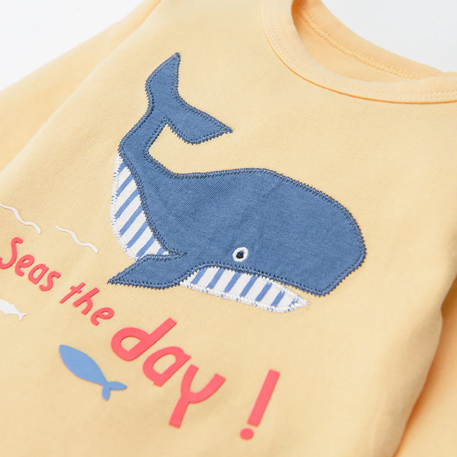 Baby Bodysuit With Long Sleeves CC CCB2401804 - Image 2