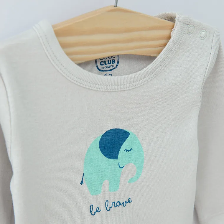 Baby Bodysuit With Long Sleeves Mix Set 3 Pcs CUB2500908-00 - Image 4