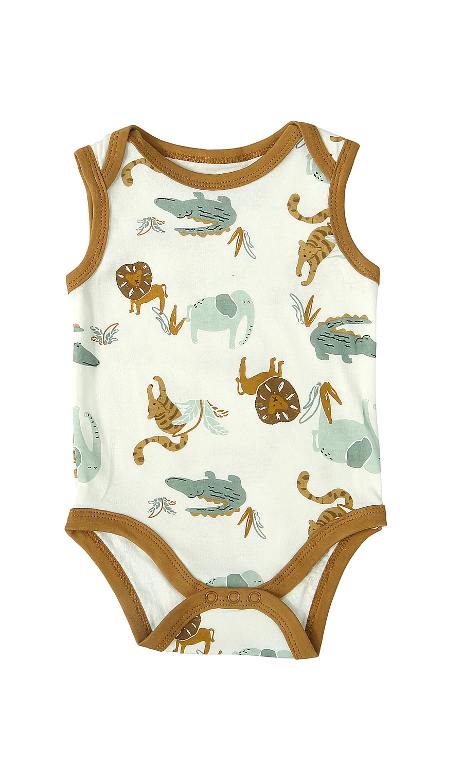 Baby Boys 3 Piece Suit Blue Animal Print - Image 2
