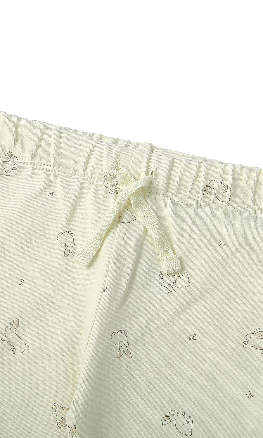 Baby Boys 6-Piece Gift Set Dusty Rose Ribbed & Cream Bunny Print Newborn Layette - Image 9