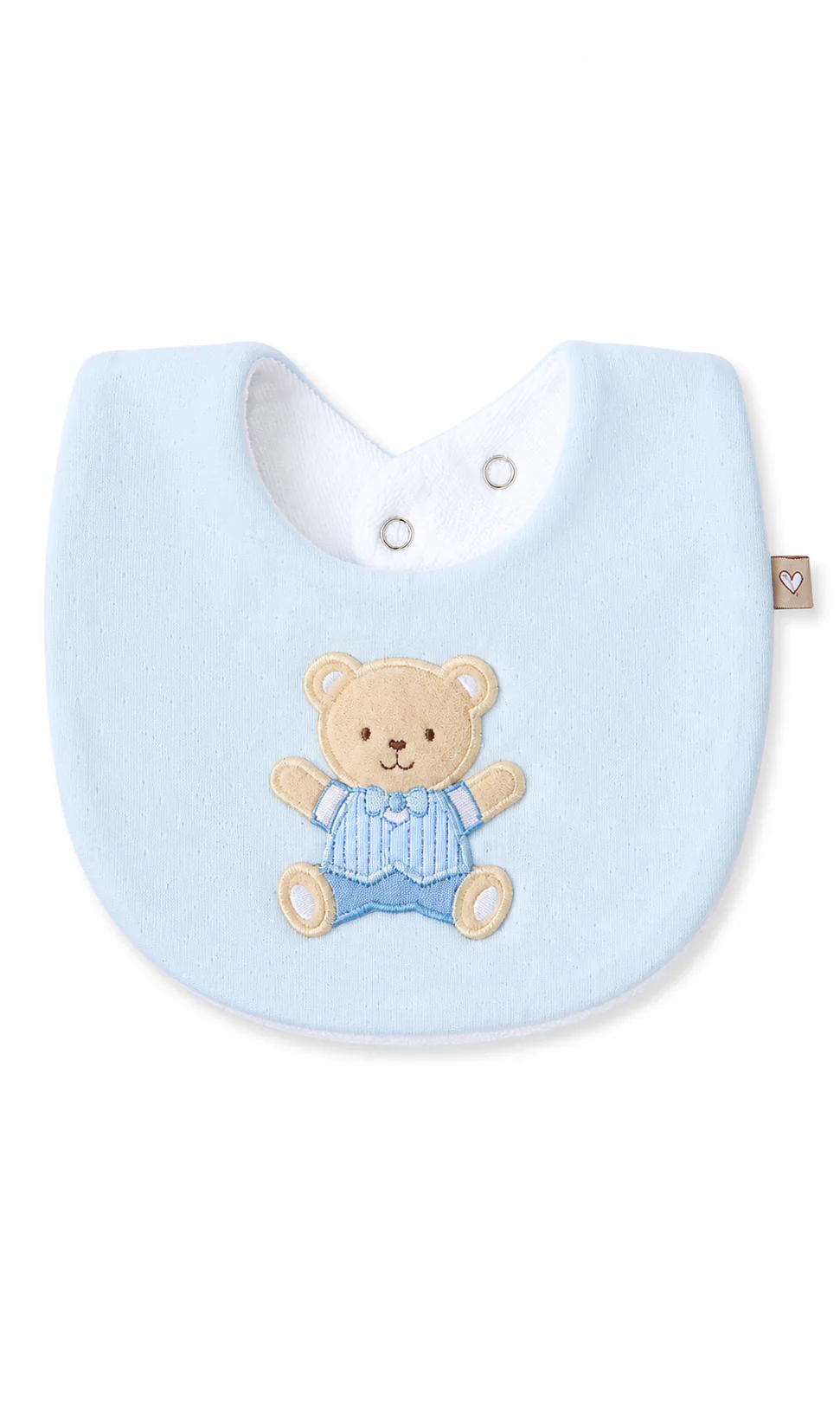 Baby Boys 7-Piece Gift Set Ice Blue Teddy Bear - Image 8