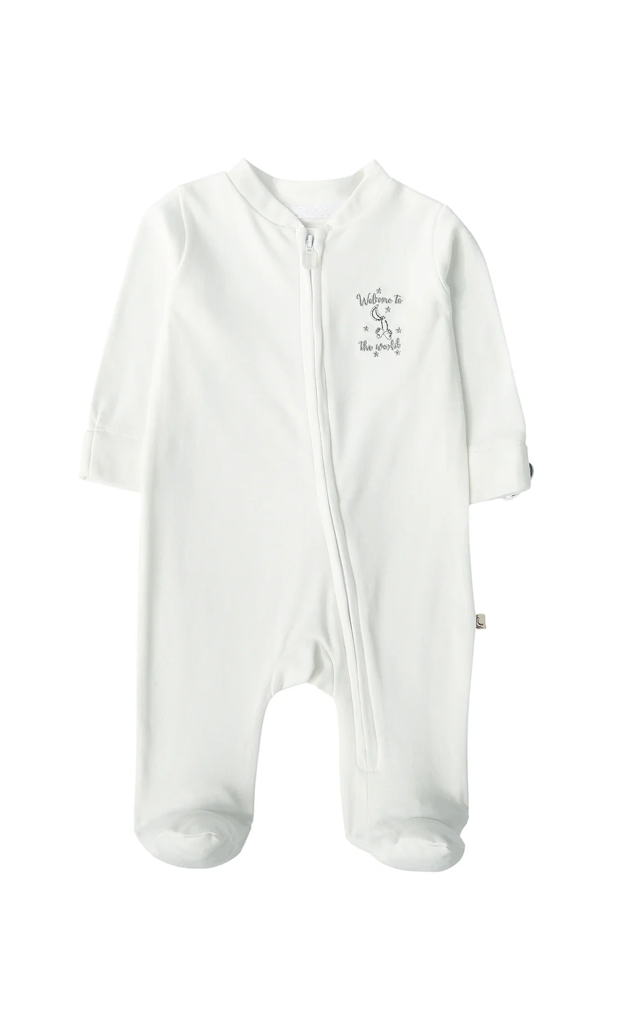 Baby Boys 7 Piece Gift Set White Welcome to the World Print - Image 2