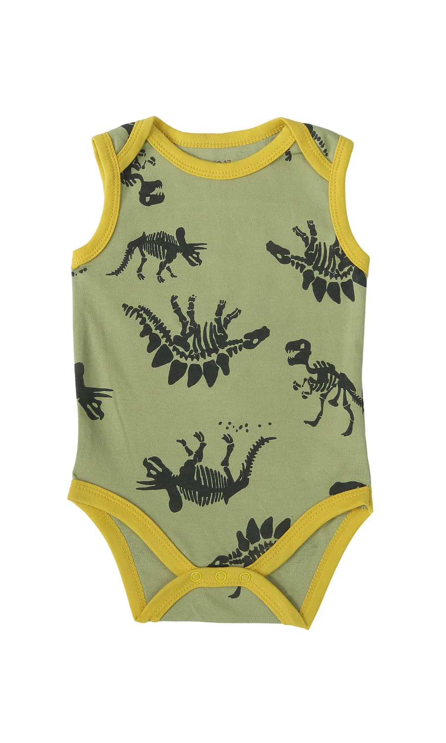 Baby Boys Dinosaur 3-Piece Suit Grey Blue Green - Image 4