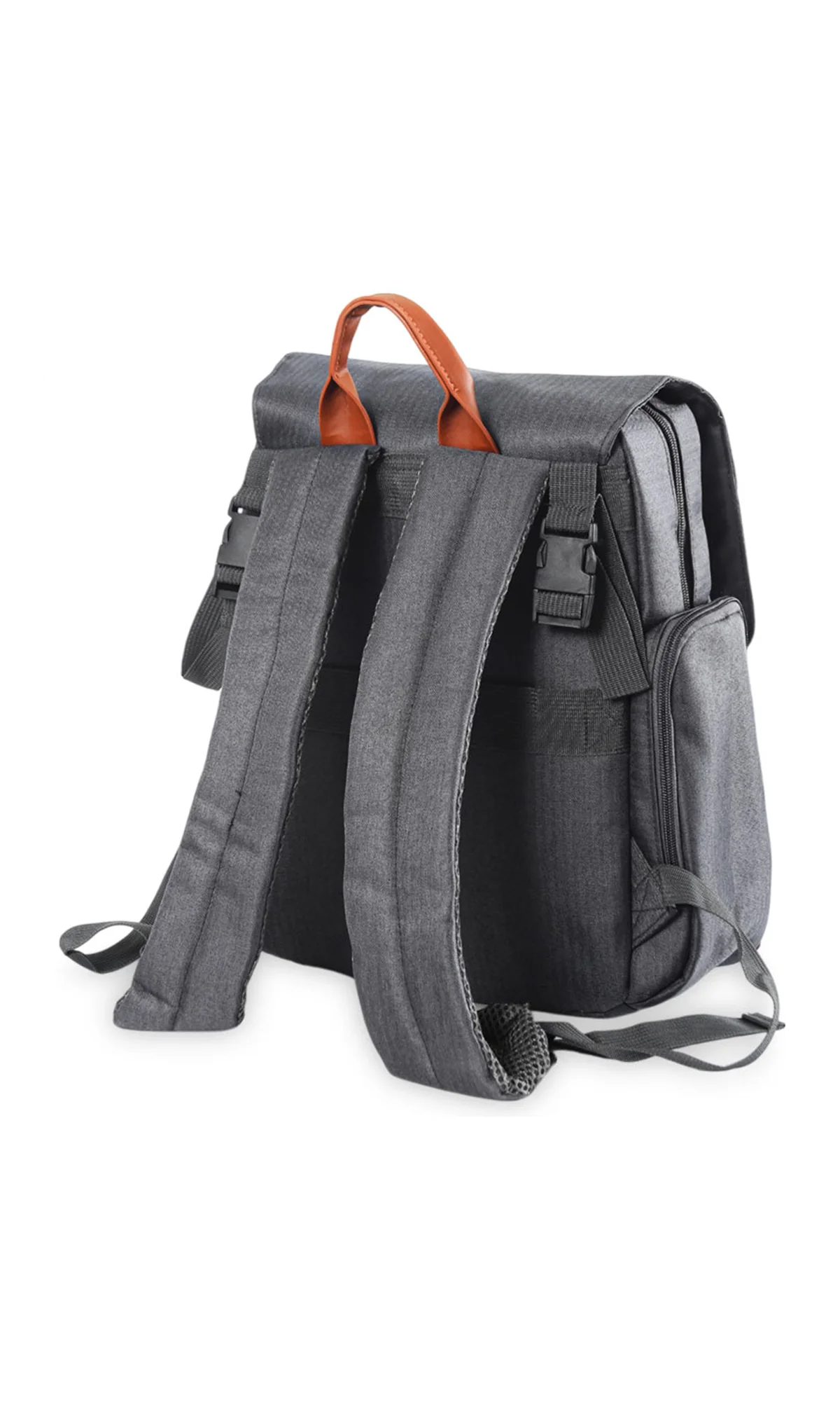 Baby Diaper Bag Pack - Grey - Image 3