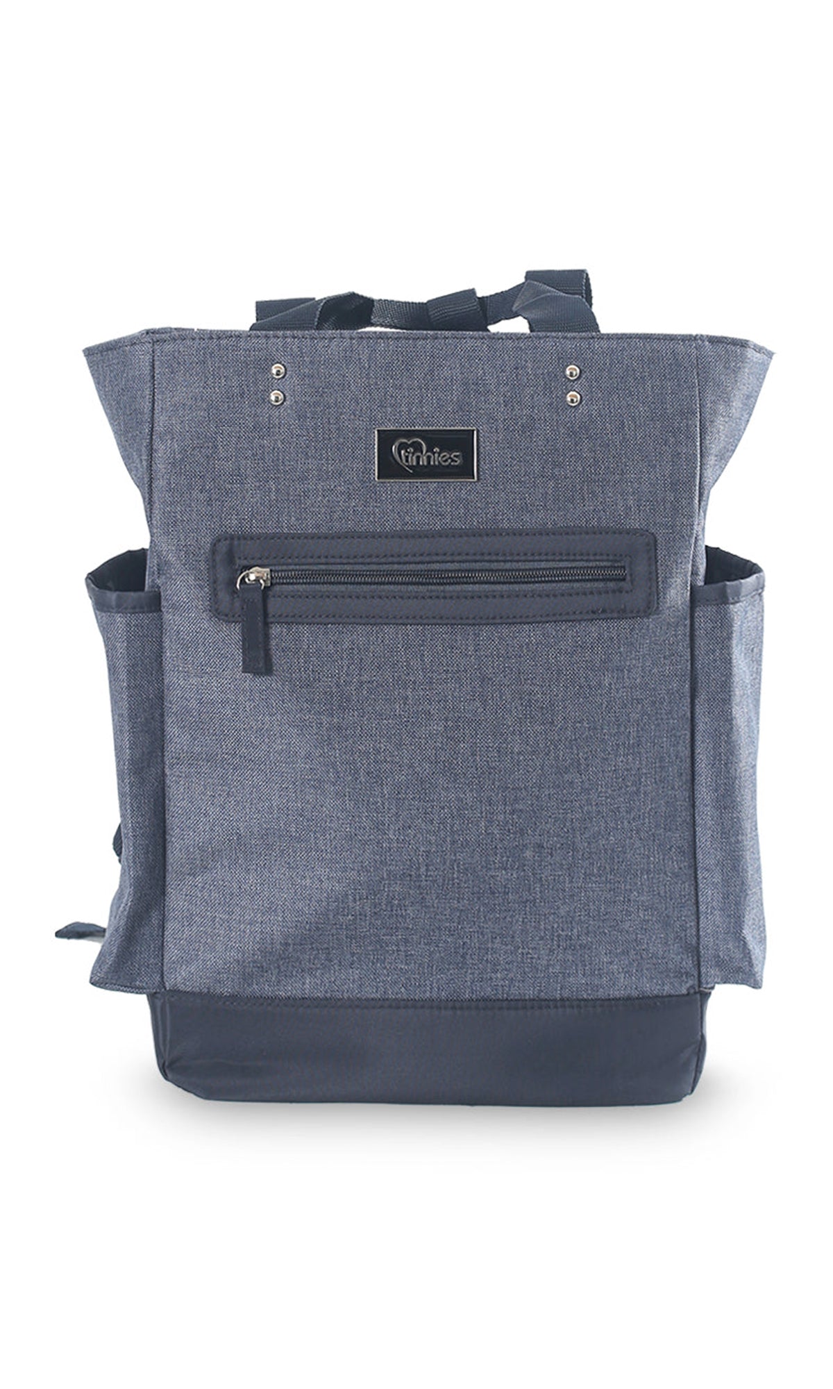Baby Diaper Bag Pack Minimal Textured - Blue - Image 2
