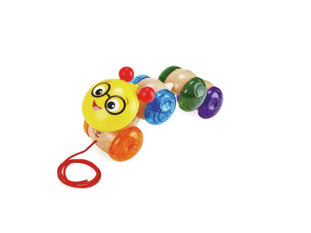 Baby Einstein Hape Inch Along Cal Wooden Pull Toy