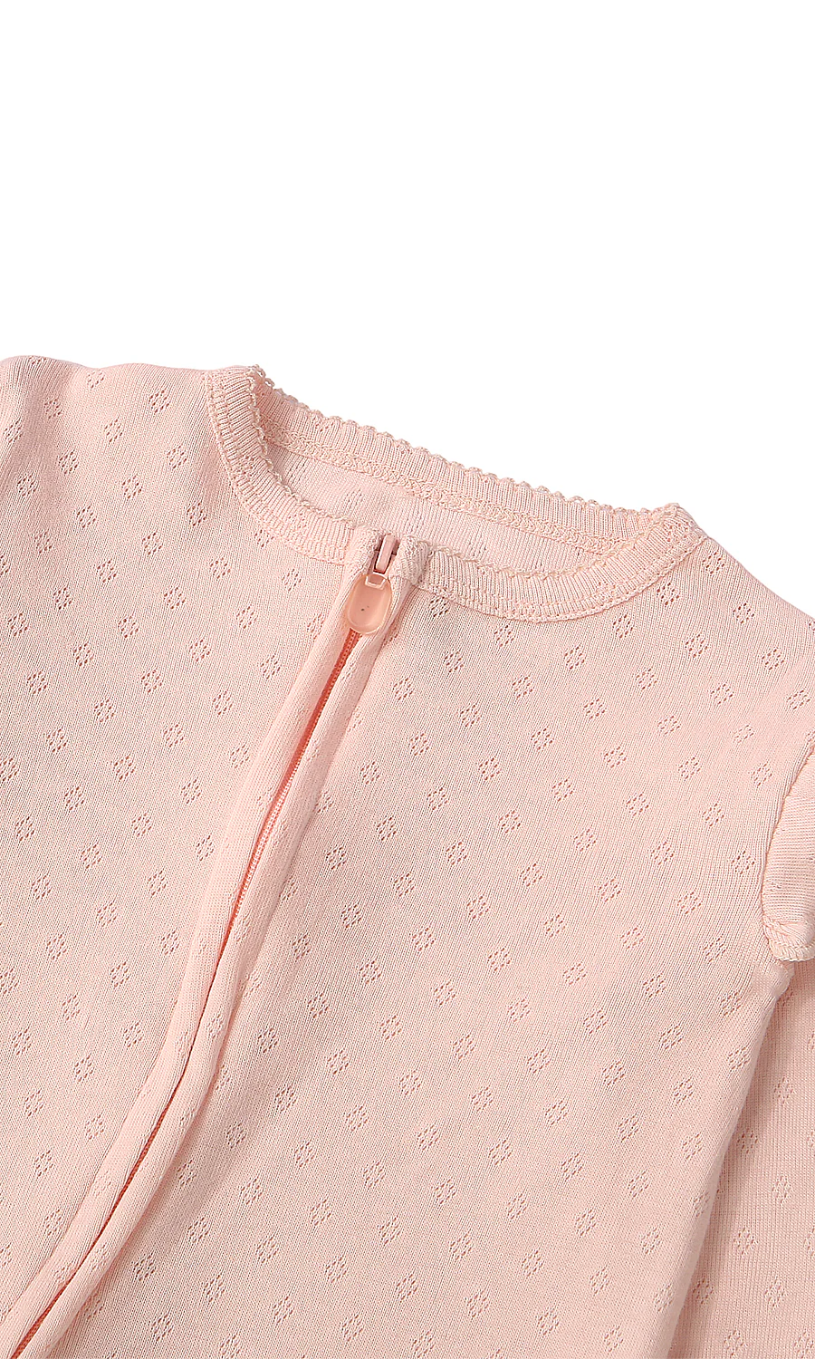 Baby Girl Cotton Romper 2-Pack – Pink & Cherry Print - Image 5