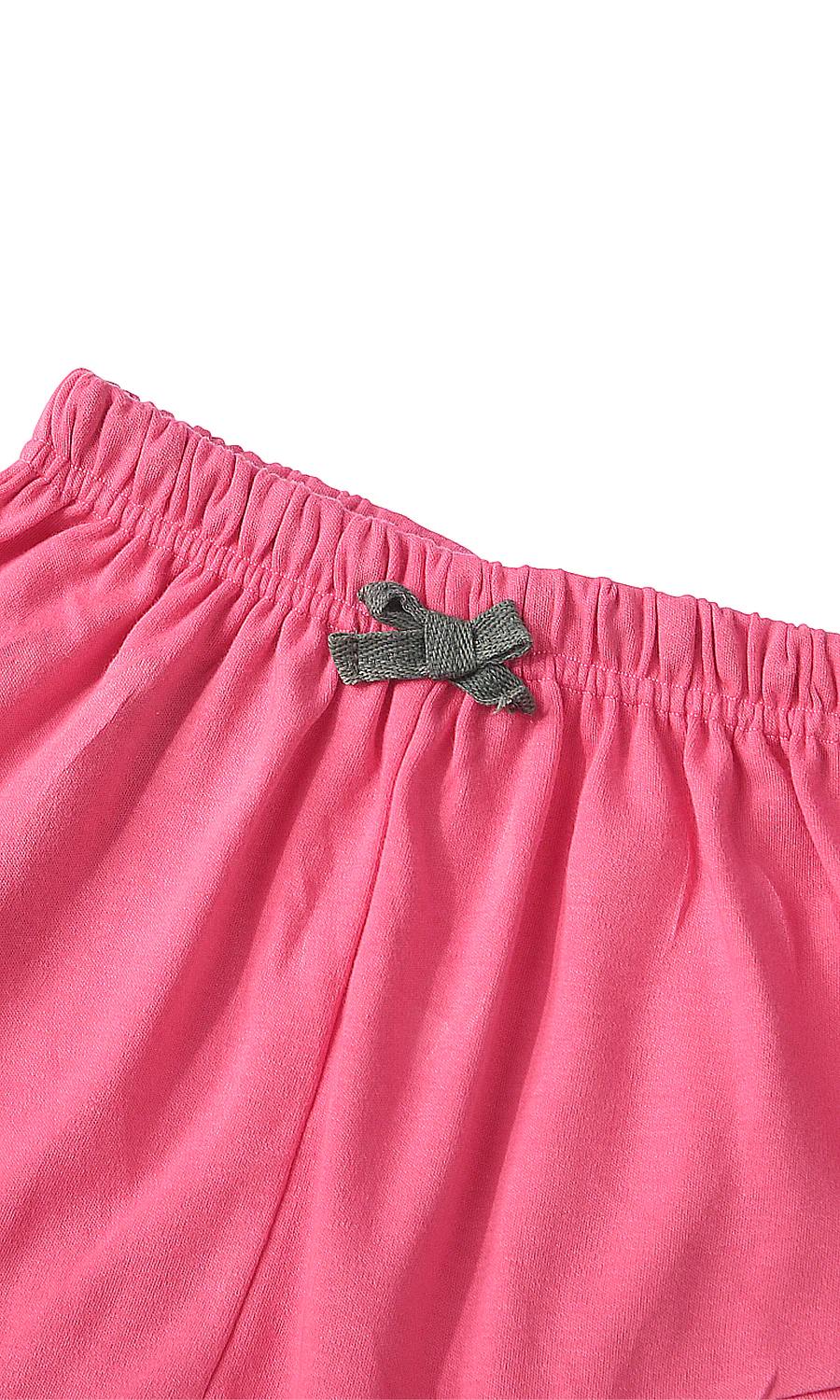 Baby Girls 3 Pcs Summer Suit Hot Pink White Floral Print - Image 8