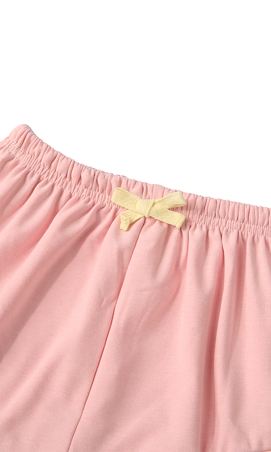 Baby Girls 3 Pcs Summer Suit Peach White Rose Floral Print - Image 8
