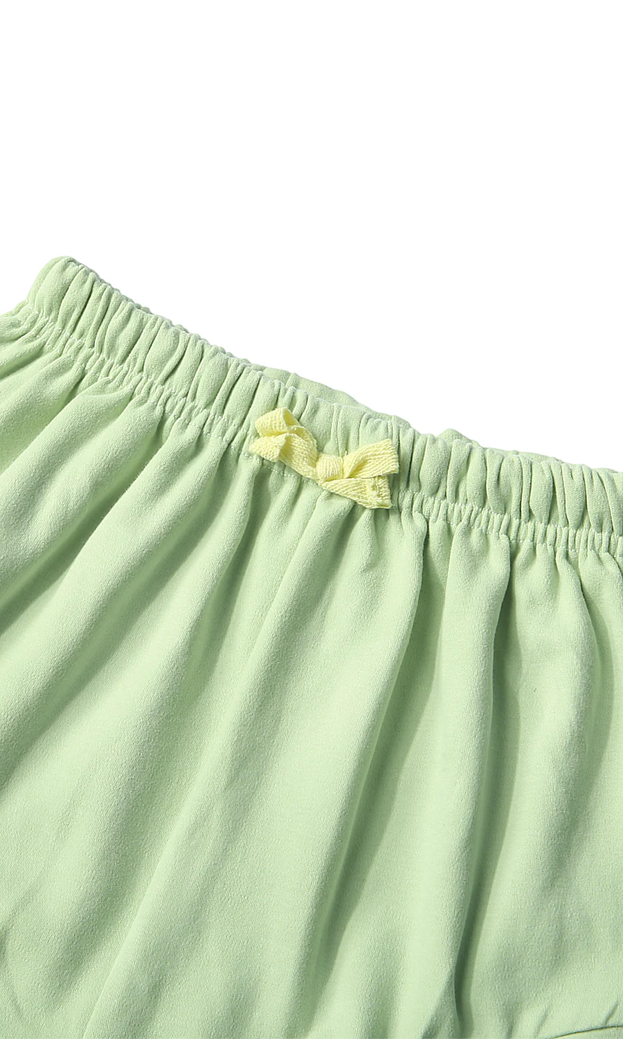 Baby Girls 3 Pcs Summer Suit Sage Green Pink Floral Print - Image 8