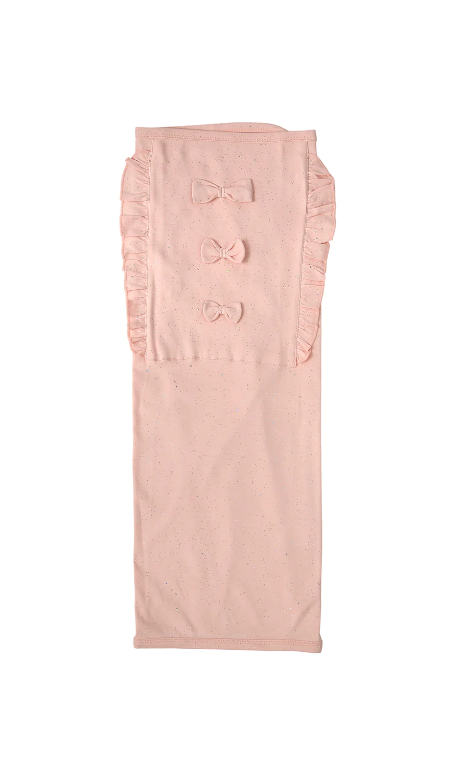 Baby Girls 4 Piece Gift Set Dusty Pink Bow Detail - Image 4