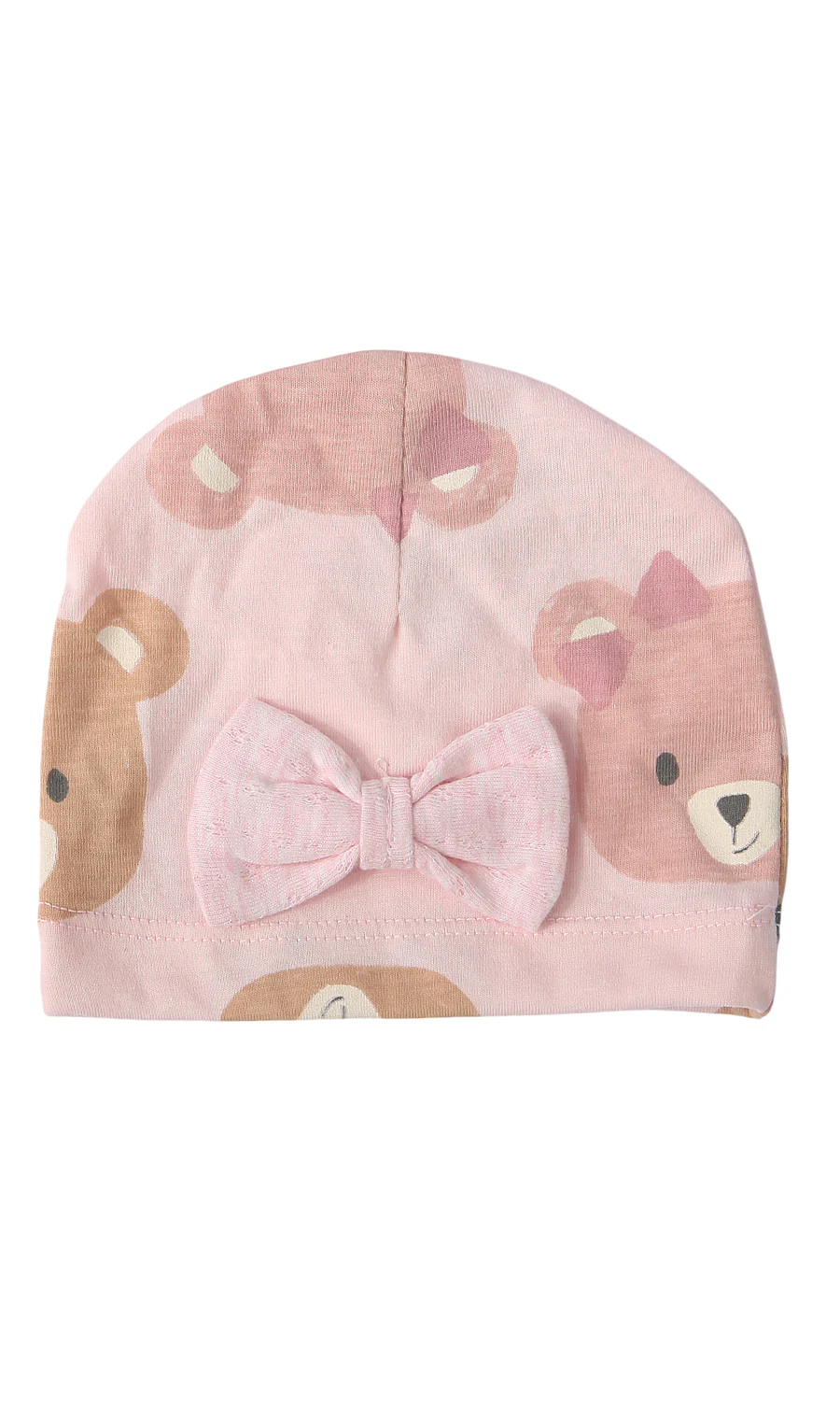 Baby Girls 4-Piece Suit Pink Teddy Bear Print - Image 6