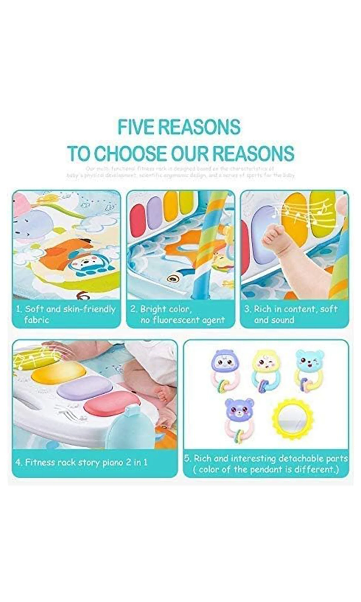 Baby’s Piano Gym Mat - Image 4
