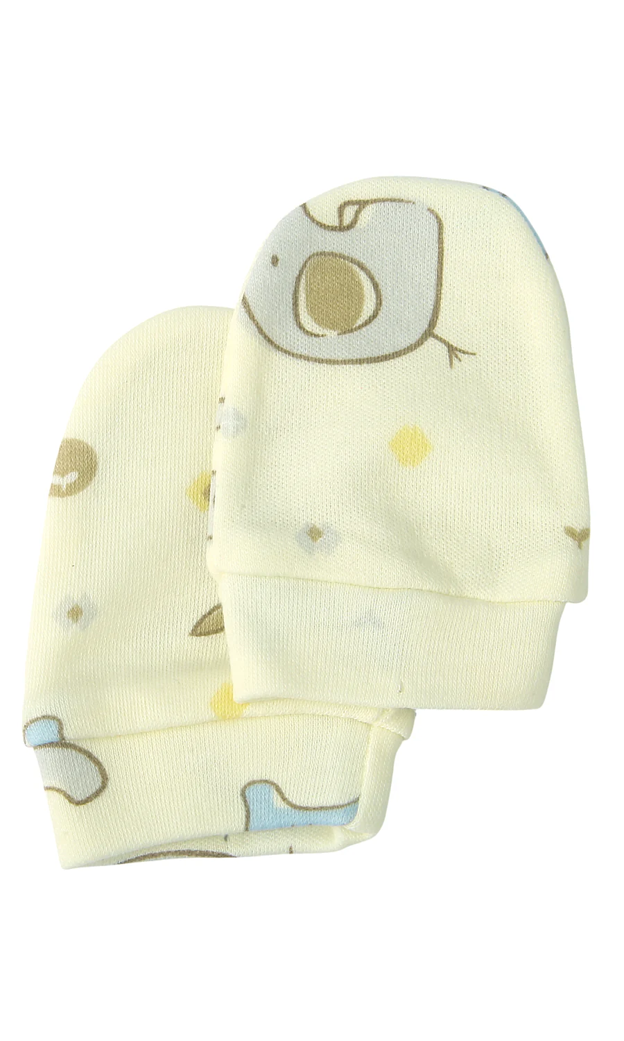 Baby Safari Animal Print 6-Piece Gift Set Cream - Image 5