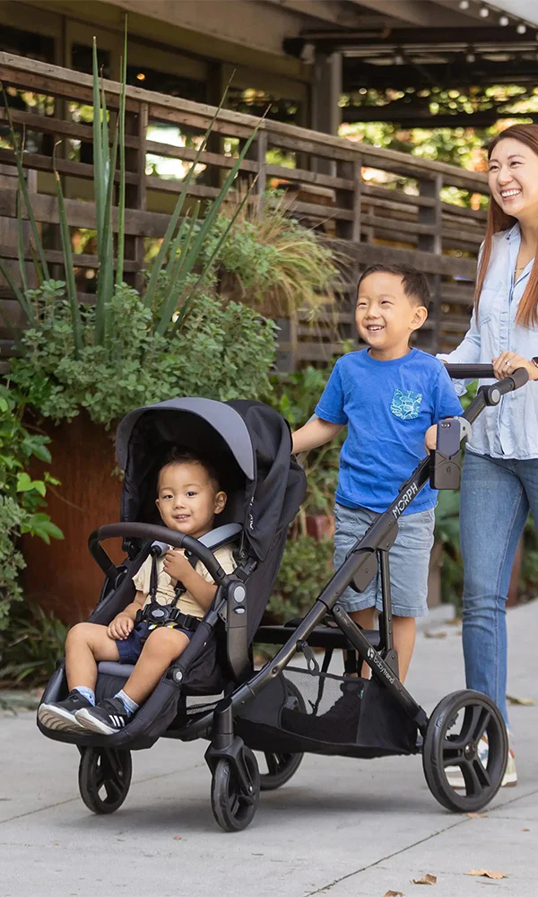 Single to Double Modular Stroller Travel System Plus Infant Car Seat - TS11F00A - Image 3
