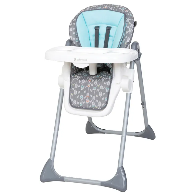 Babytrend Sit Right High Chair Grey Blue HC05D80AL