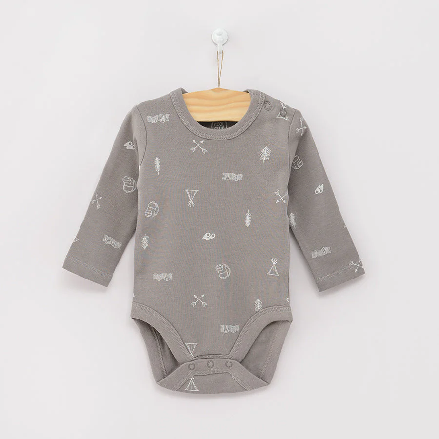 Boy Bodysuit With Long Sleeve Set 3 Pcs CC CUB2401597 - Image 3