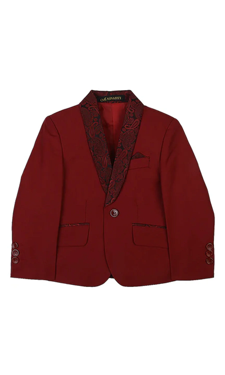 Boys 3 Pcs Coat Suit - 0294374 - Image 2