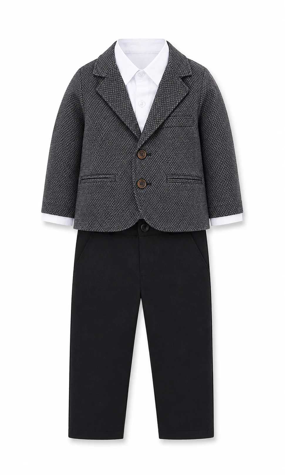 Boys 3 Pcs Coat Suit - 0296526