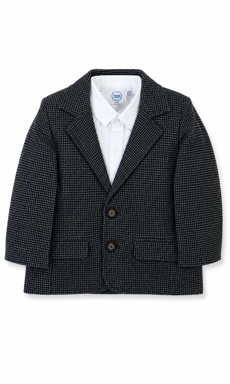 Boys 3 Pcs Coat Suit - 0296526 - Image 2