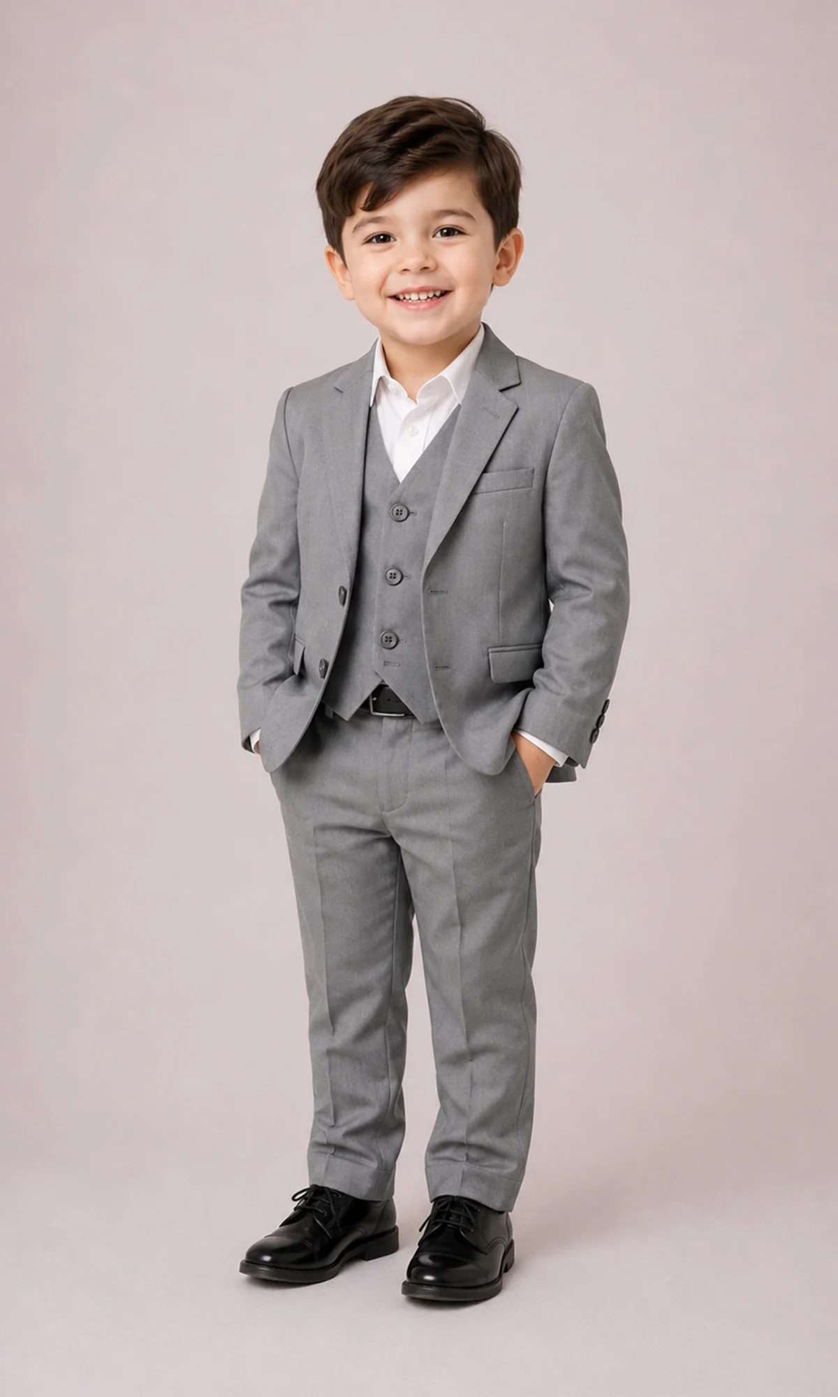 Boys 3 Pcs Coat Suit - 0314063
