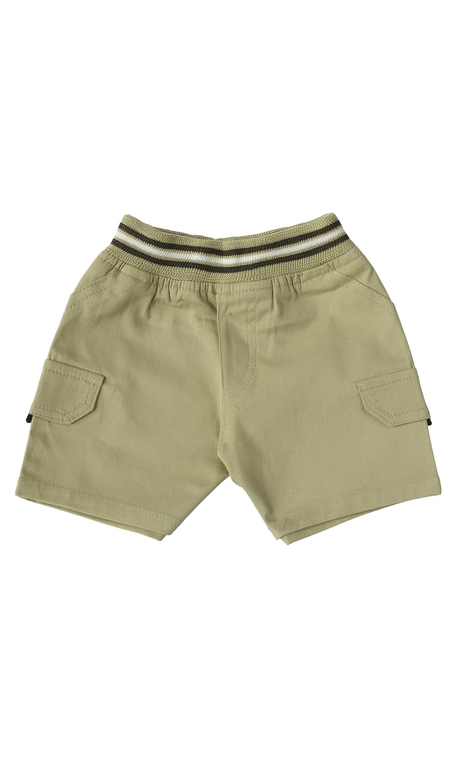 Boys Beige Cargo Shorts