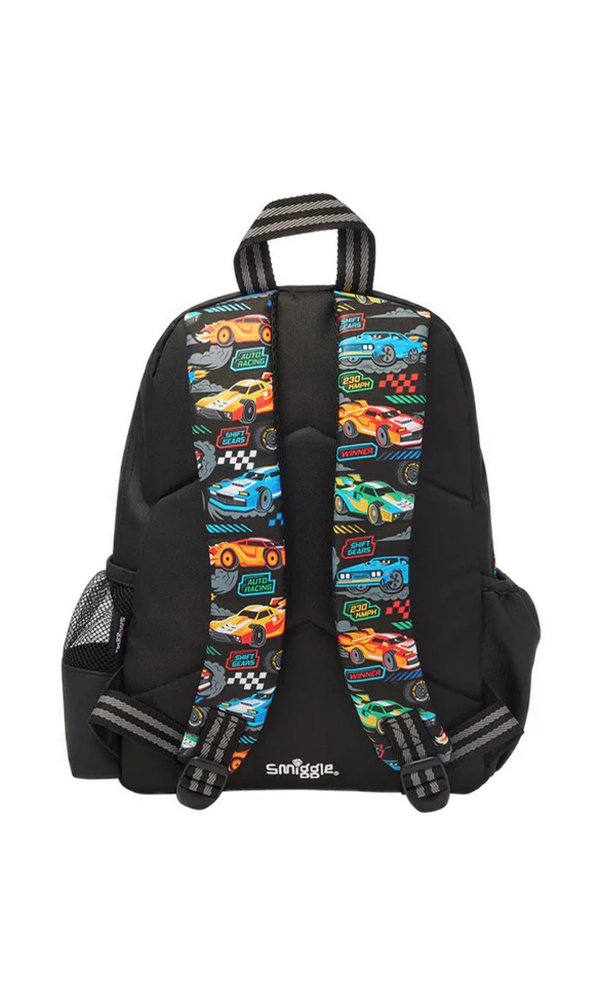 School Bag Black Racing Car 3D - Image 2