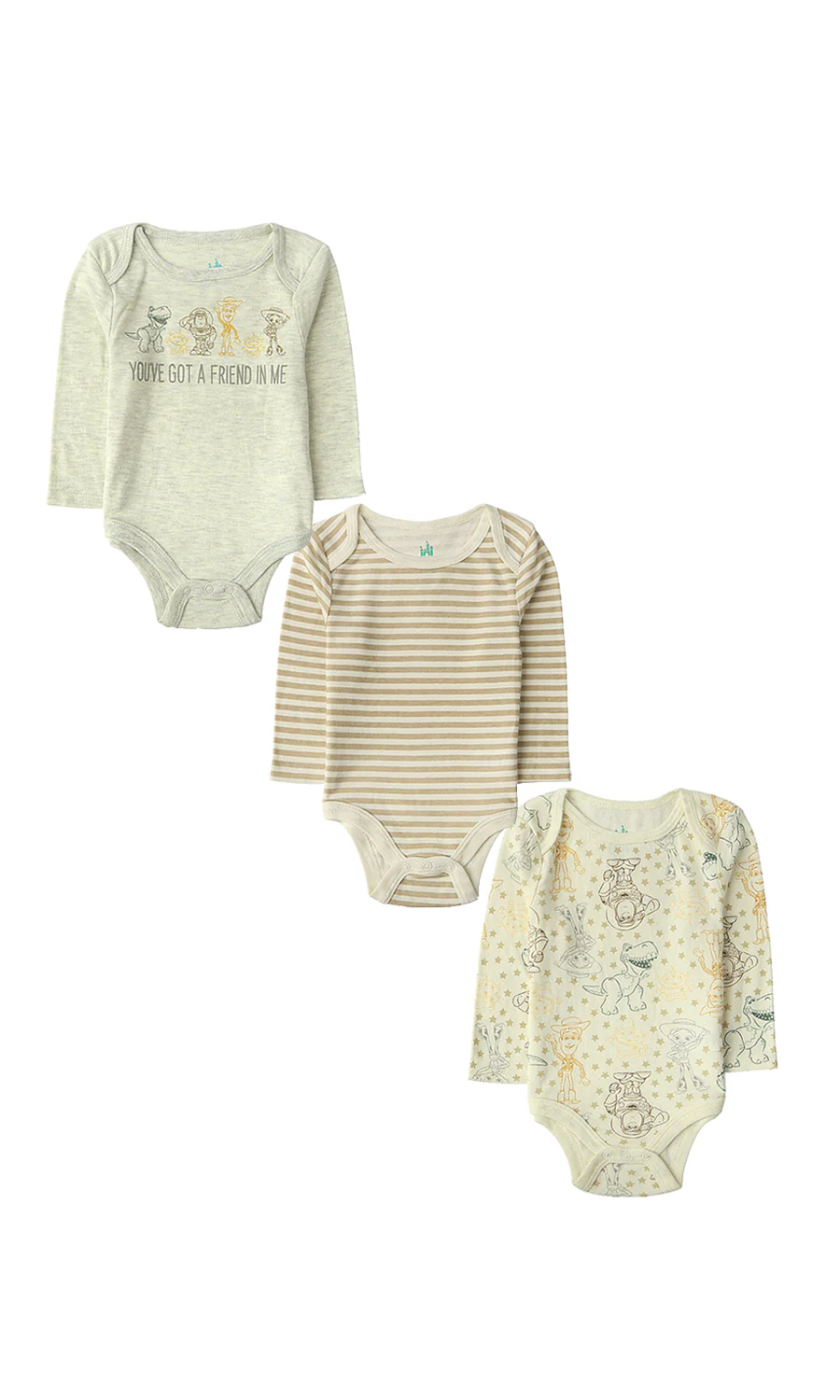 Boys Bodysuit Pack Of 3 - 0307931