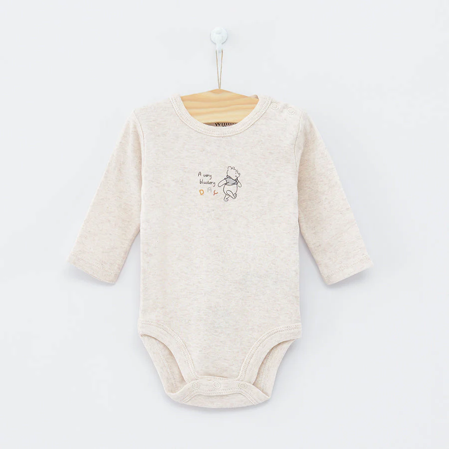 Boy's Bodysuit With Long Sleeves White Set 3 Pcs CC LUB2401125 00 - Image 2