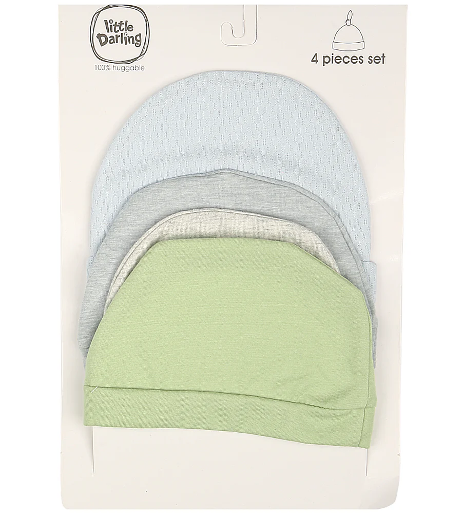 Boys Caps Pack Of 4 - 0289760