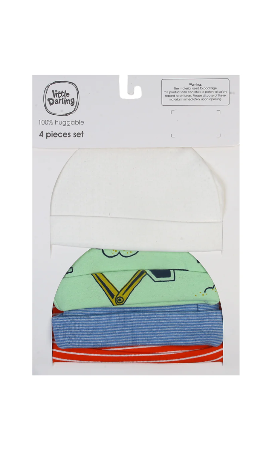 Boys Caps Pack Of 4 - 0289760 - Image 6